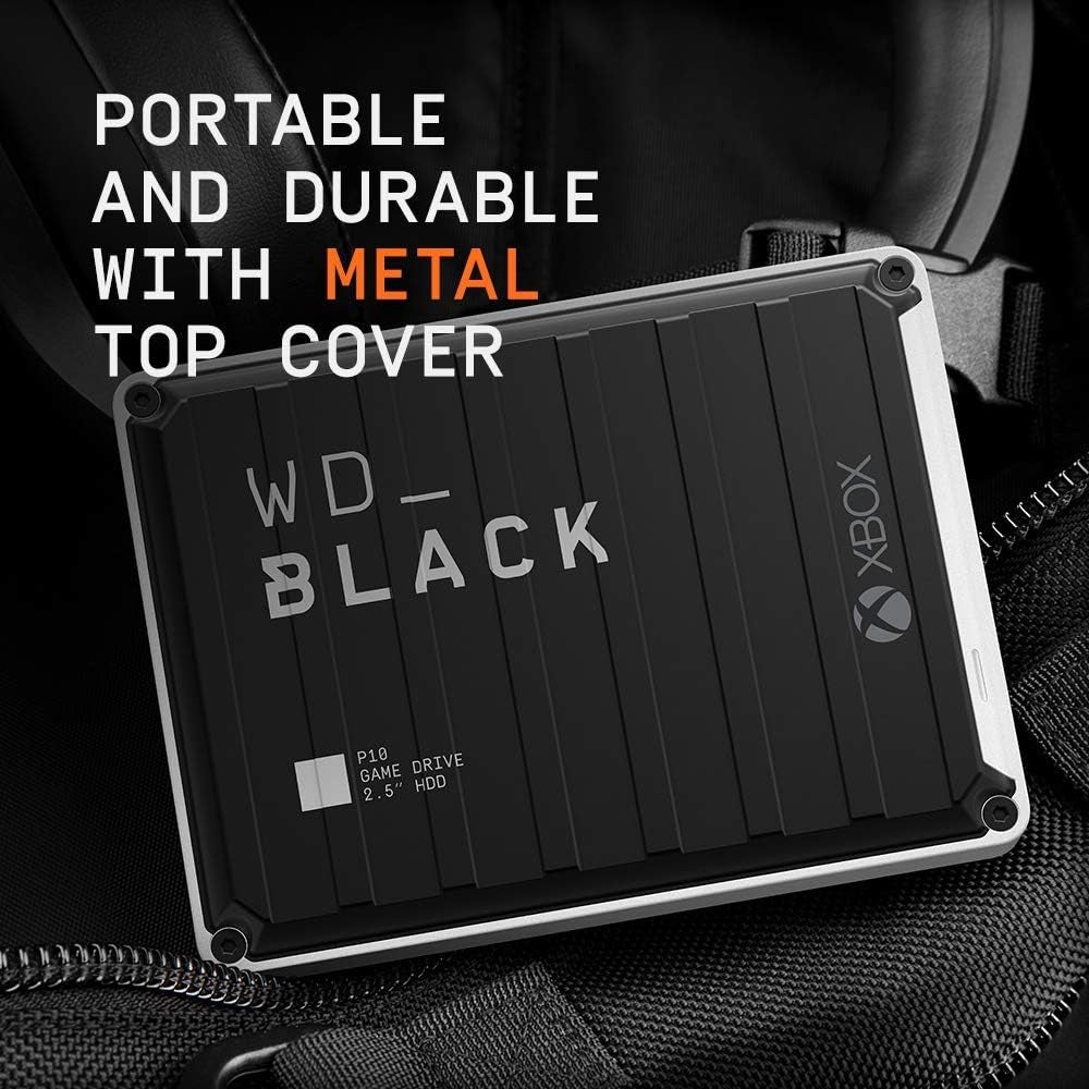 4TB P10 Game Drive for Xbox - Portable External Hard Drive HDD with 1-Month Xbox Game Pass - WDBA5G0040BBK-WESN
