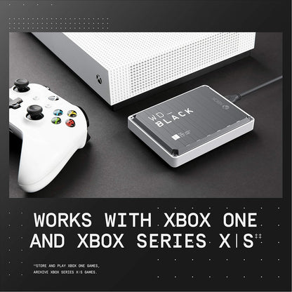 4TB P10 Game Drive for Xbox - Portable External Hard Drive HDD with 1-Month Xbox Game Pass - WDBA5G0040BBK-WESN